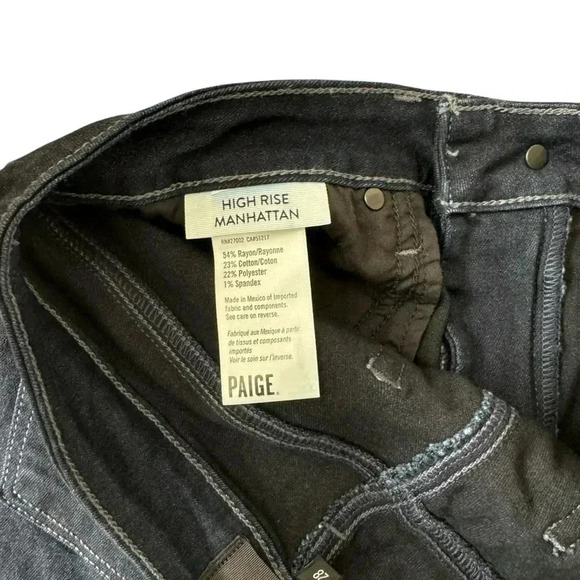 NWT PAIGE High Rise Manhattan Jean - Picture 7 of 16